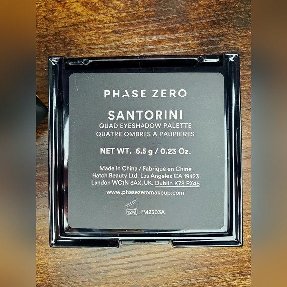 5/75$ PHASE ZERO MAKE UP - Quad Eyeshadow Palette in Santorini - Picture 5 of 16